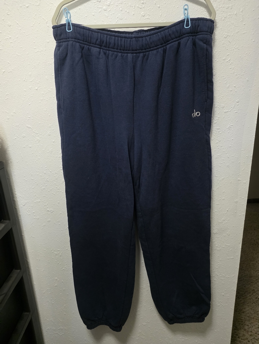 ALO Yoga Navy Blue Track Joggers